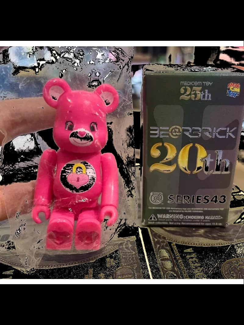 CARE BEAR CHASE PINK (Series 43) #19 BE@RBRICK