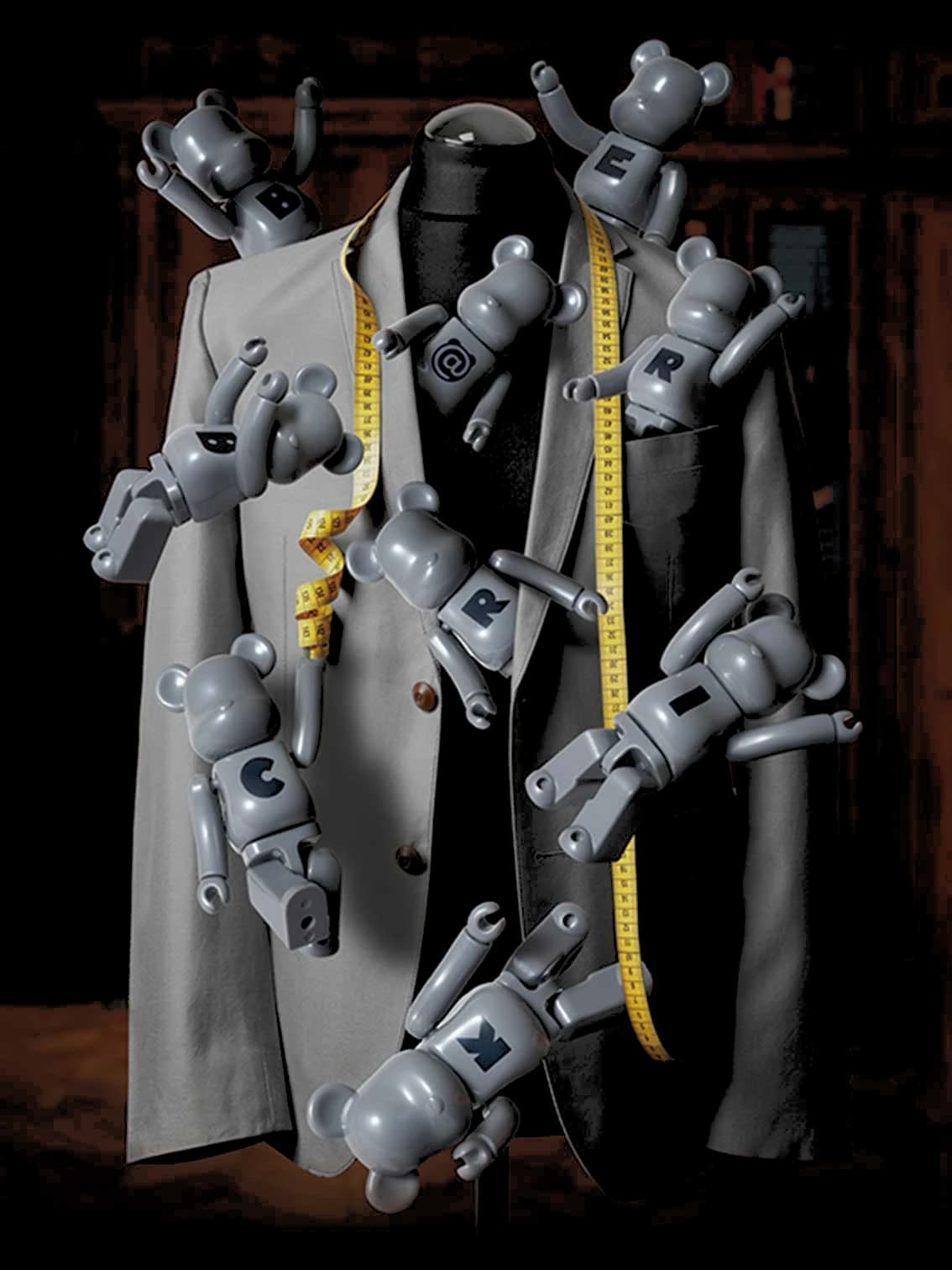 BASIC (Gray Tailor) (Series 46) #1 BE@RBRICK