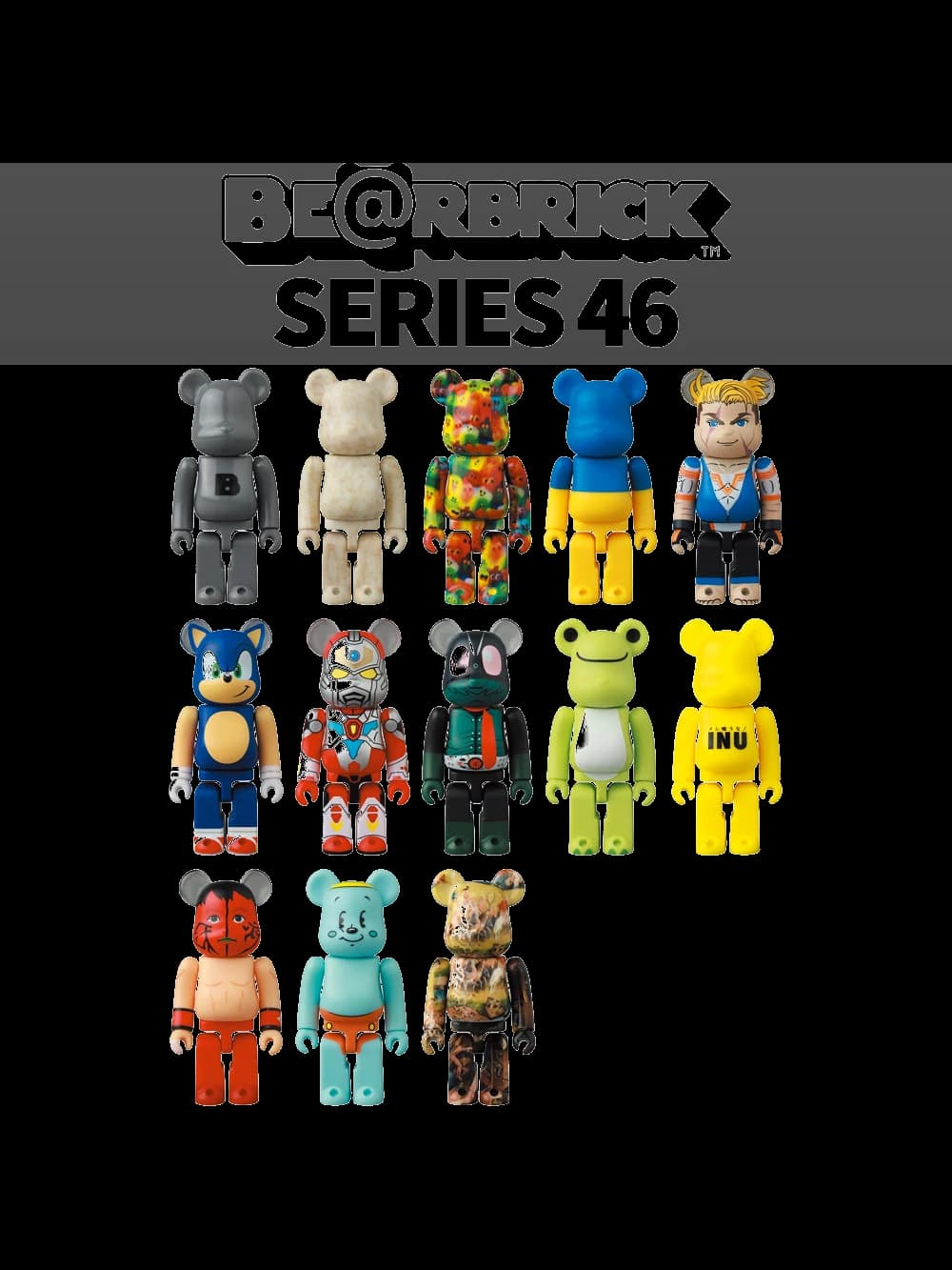 Bearbrick Series 46 Blind Box by Medicom Toy BE@RBRICK