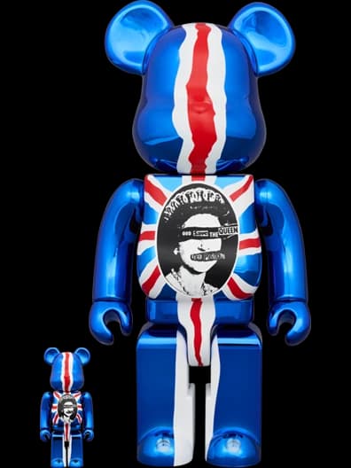 "God Save The Queen" Chrome Ver. BE@RBRICK
