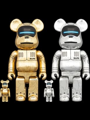 SORAYAMA × BABY MILO(R) & GOLD Ver./SILVER Ver. BE@RBRICK