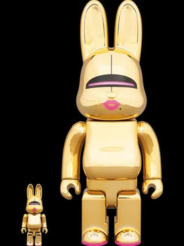 Sorayama Sexy Robot Gold R@bbrick BE@RBRICK