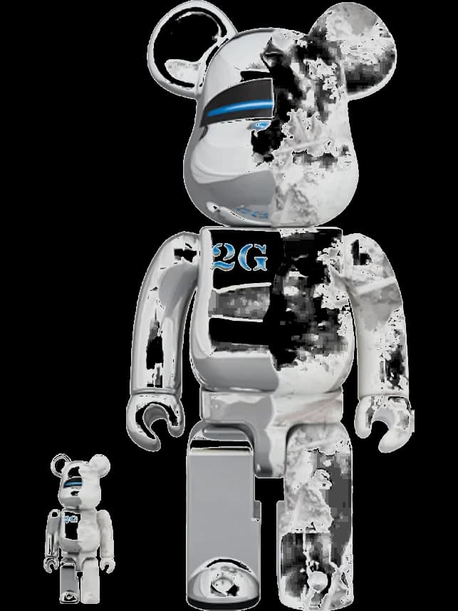 SORAYAMA x Daniel Arsham & Set Silver BE@RBRICK