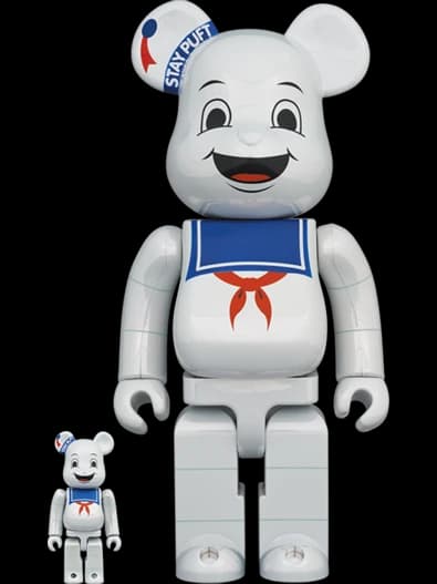 STAY PUFT MARSHMALLOW MAN WHITE CHROME Ver. BE@RBRICK