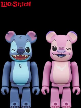 Stitch & Angel 2pcs BE@RBRICK