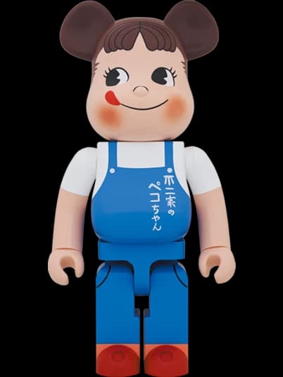 BE@RBRICK figure: Peko-chan The Overalls Girl