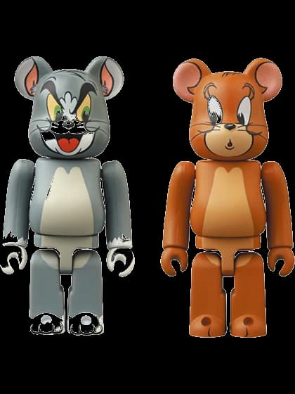Set of 2 (Animal) - Bearbrick Series 41 by Medicom Toy BE@RBRICK