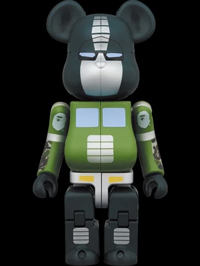 × Transformers Optimus Prime Bape(r) Green BE@RBRICK