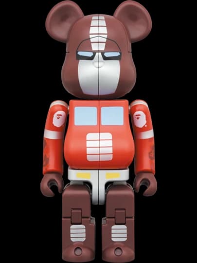 × Transformers Optimus Prime Bape(r) Red BE@RBRICK