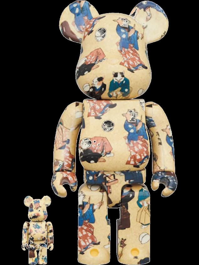Utagawa Kuniyoshi (Fashionable Cats Juggling Balls) BE@RBRICK