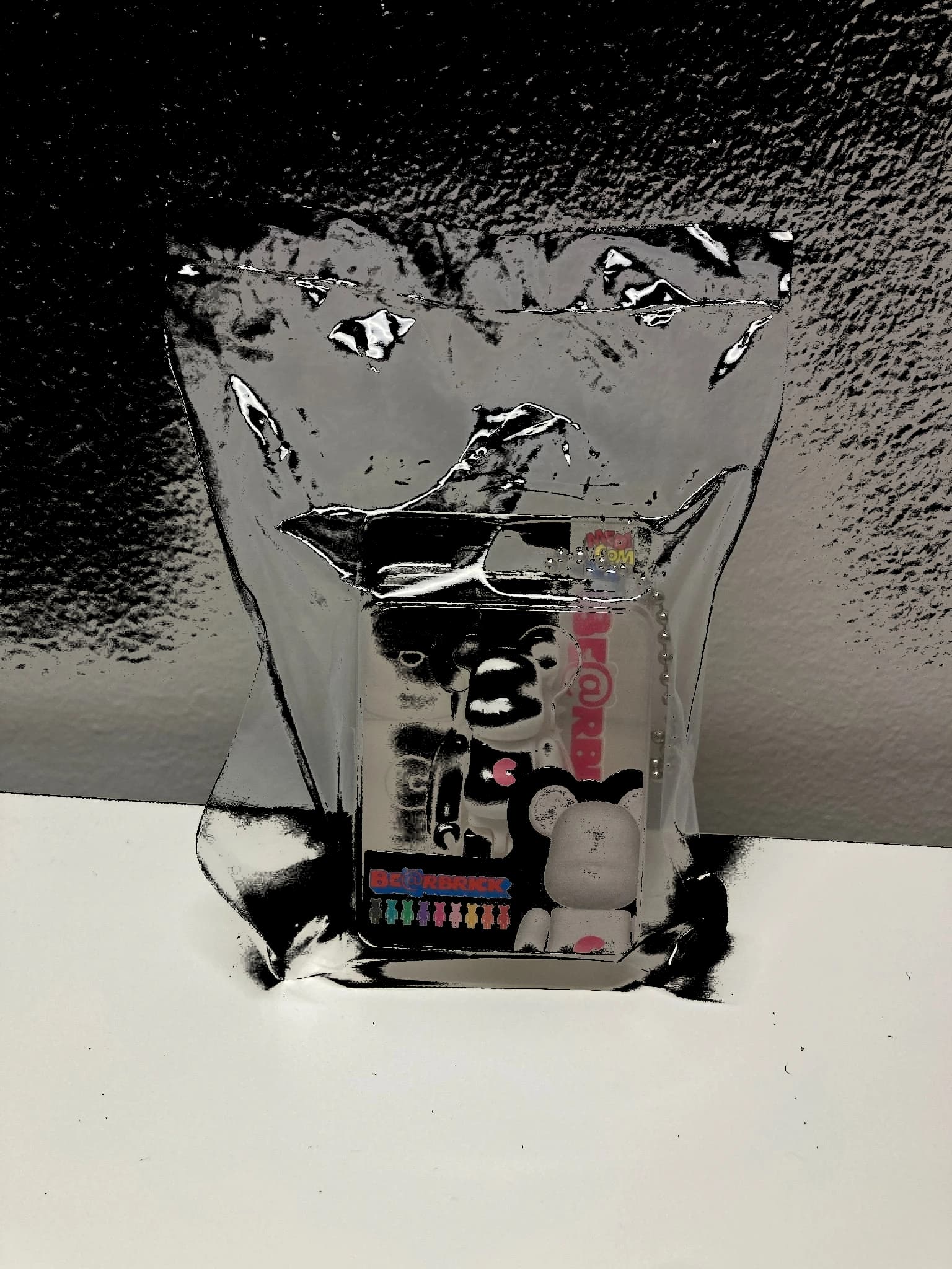 White "C"- BE@RBRICK CH@RM Series 1 Gacha - Medicom Toy