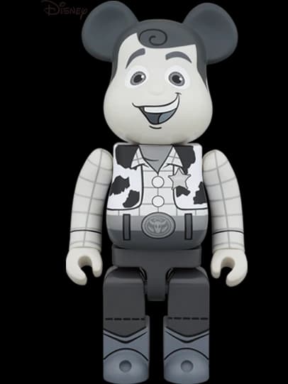 WOODY B&W Ver. BE@RBRICK