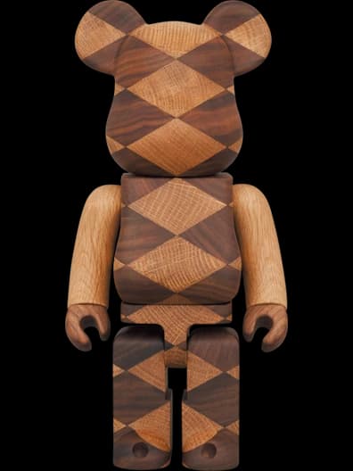 BE@RBRICK figure: Karimoku Woven 2