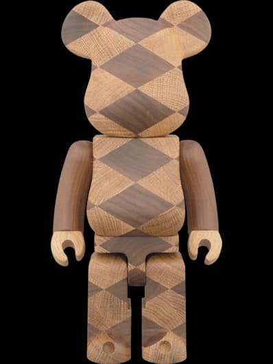 BE@RBRICK figure: Karimoku Woven