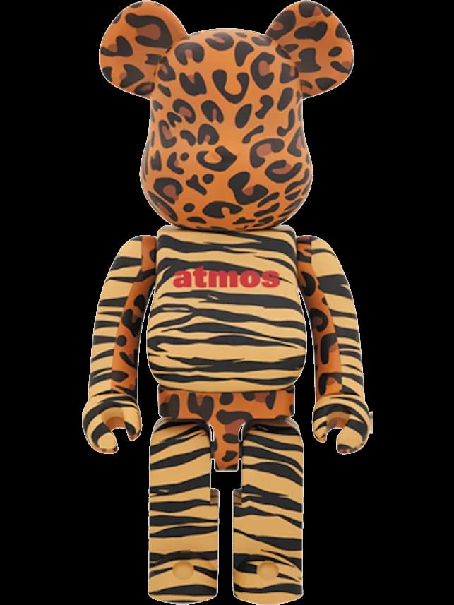 x Atmos Animal Print Multi BE@RBRICK