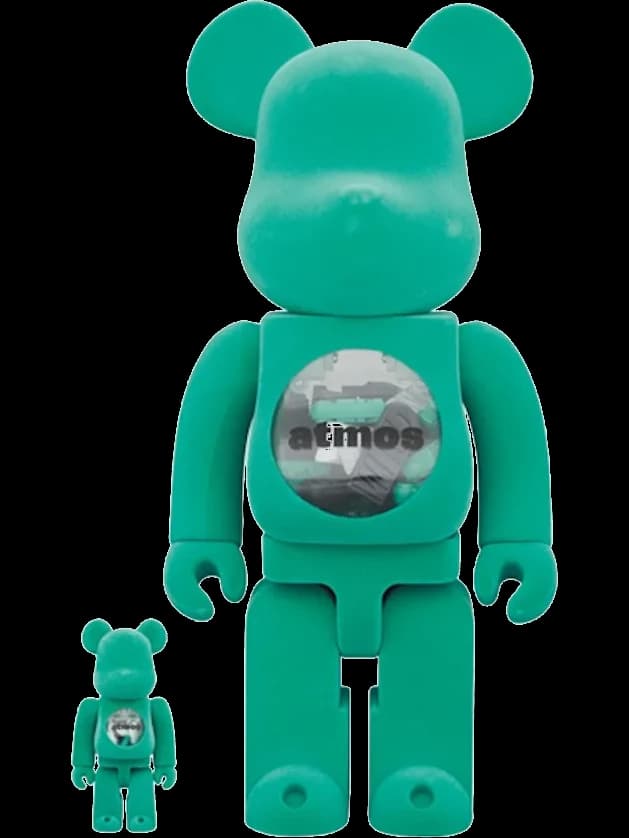x atmos Wind and Sea Type-2 & Set Green BE@RBRICK