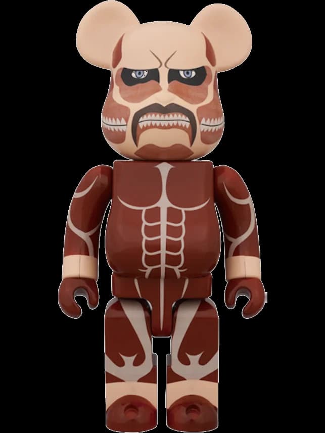 x Attack On Titan Super Large Giant Brown BE@RBRICK