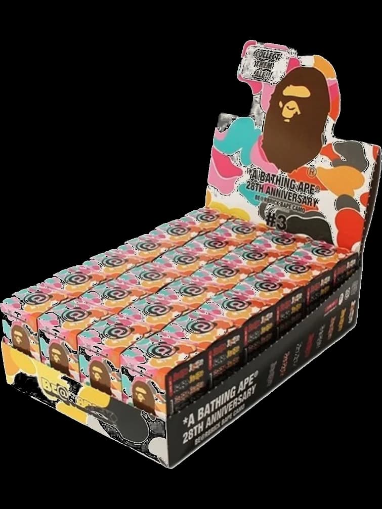 x BAPE 28th Anniversary Camo #3 Sealed Case (24 Blind Boxes) BE@RBRICK