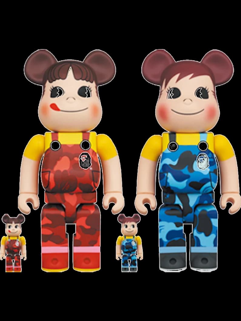 BE@RBRICK figure: x Bape Peko-chan & Poko-chan & Set of 4