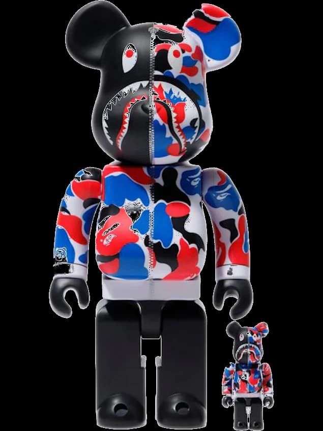 x Bape Shark London Store BE@RBRICK