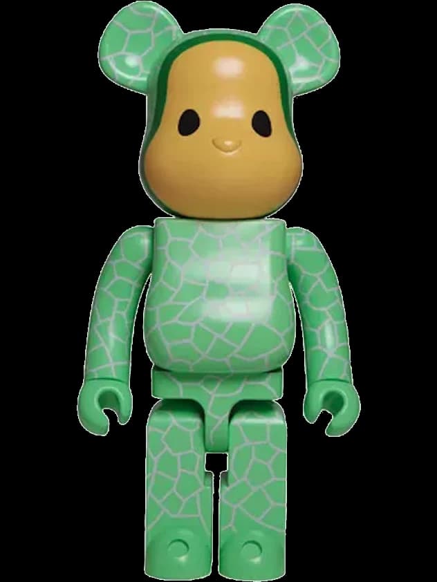 x CLOT Melon Green BE@RBRICK