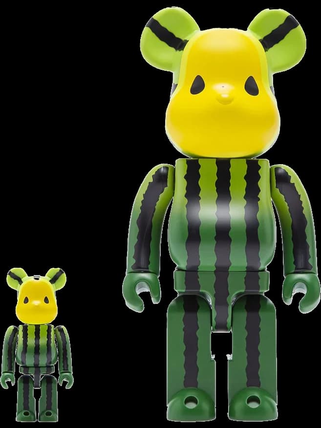 x CLOT Summer Fruits Yellow Watermelon BE@RBRICK