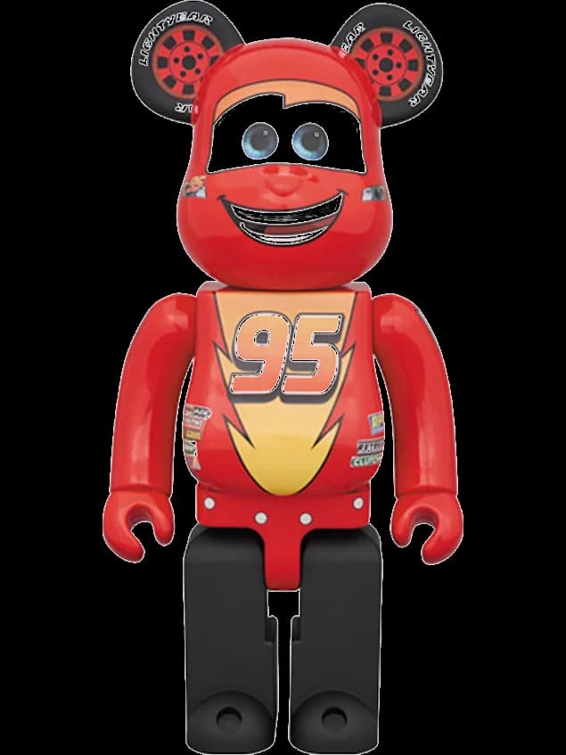 x Disney Pixar Lightning McQueen Red BE@RBRICK
