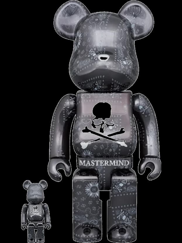 x Mastermind World & Set Black Bandana BE@RBRICK