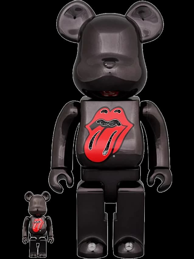 x The Rolling Stones Lips & Tongue BE@RBRICK