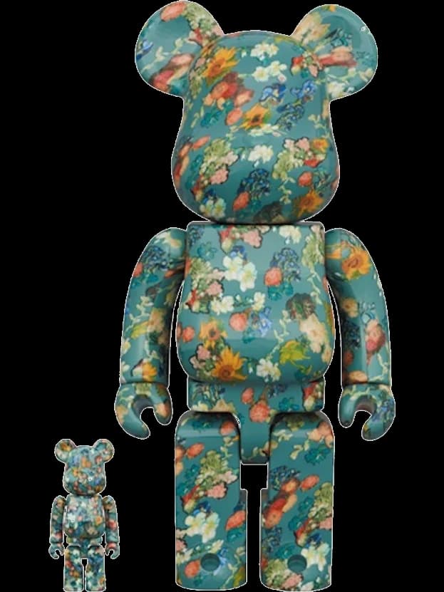 x Van Gogh Museum Floral Pattern 50th Anniversary BE@RBRICK