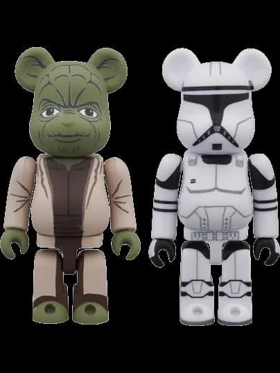 Yoda (EP2) & Clone Trooper (EP2) Star Wars 2-Pack BE@RBRICK